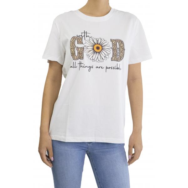 t shirt "with Good all things are possible"